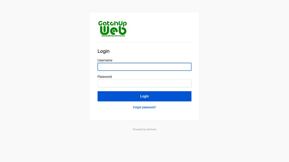 Listmonk screenshot