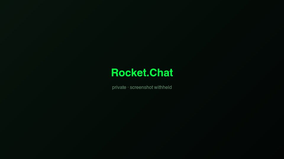 Rocket.Chat screenshot